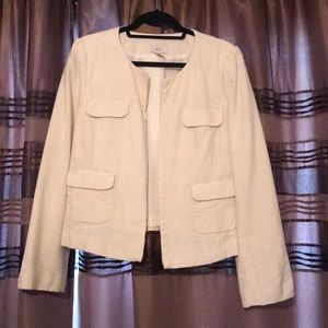 Cream colored blazer